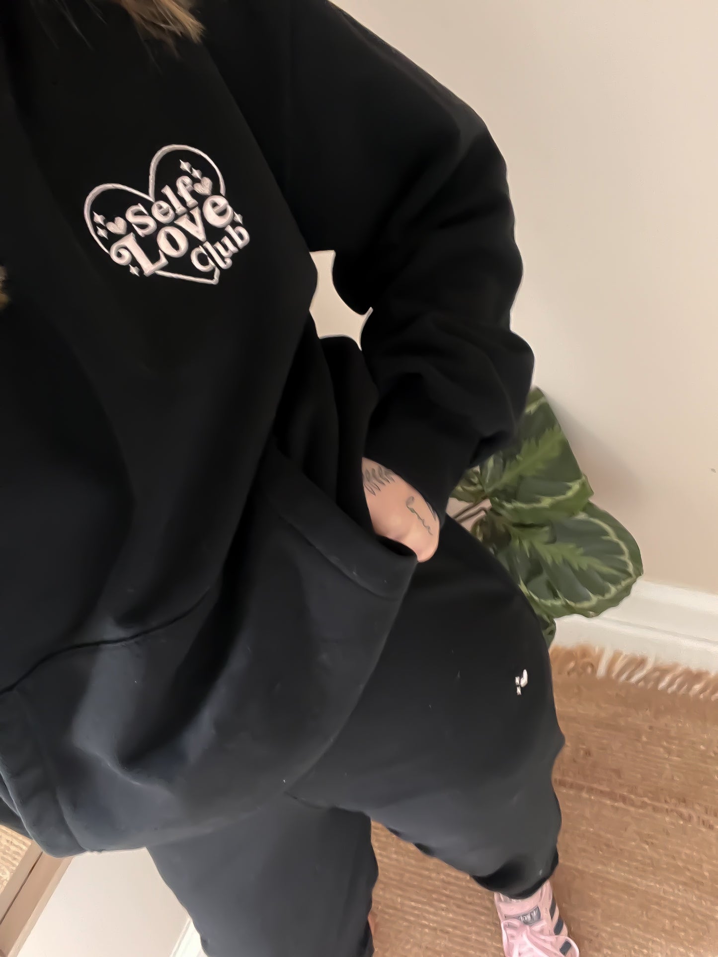 Self love club joggers 🖤